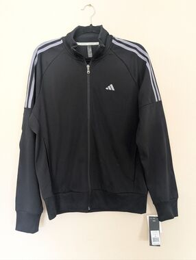 NWT Medium Adidas Black Zip Up